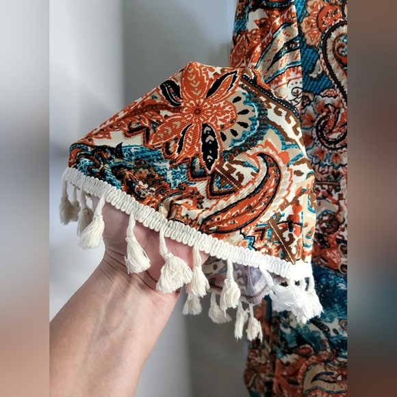 The Hanger Tunic with Bell Sleeve Tassels, Size Unknown - Picture 4 of 8